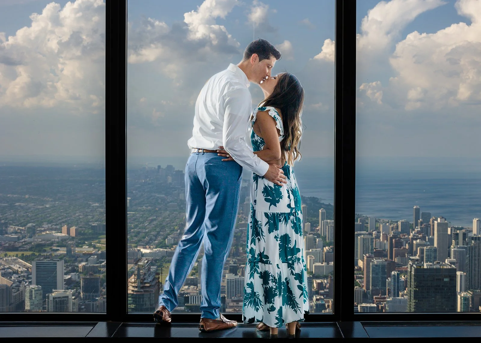 Chicago proposal ring photography hand edited
