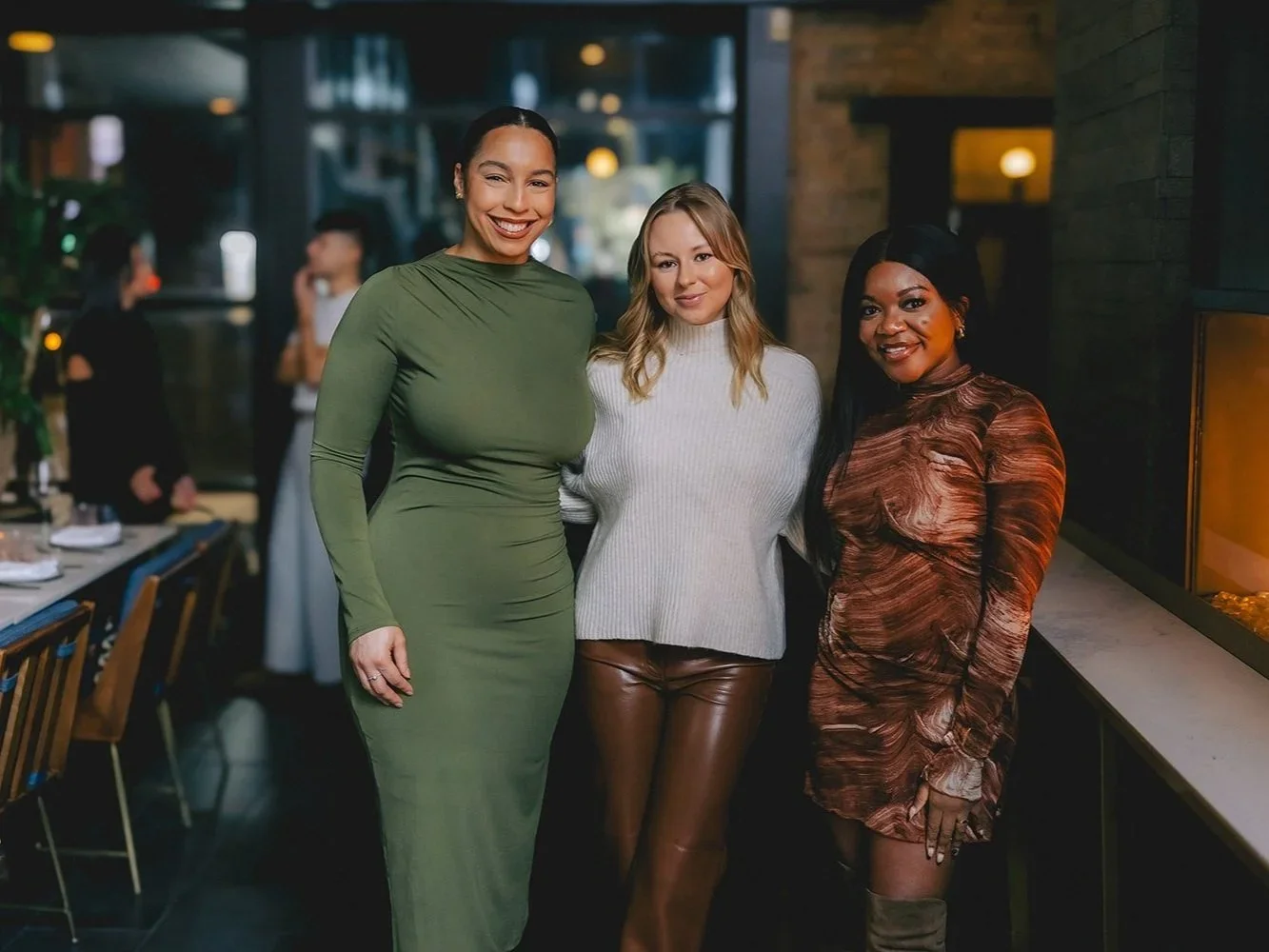 Chicago Winery brand event — culinary activation with ambient light and candid interactions