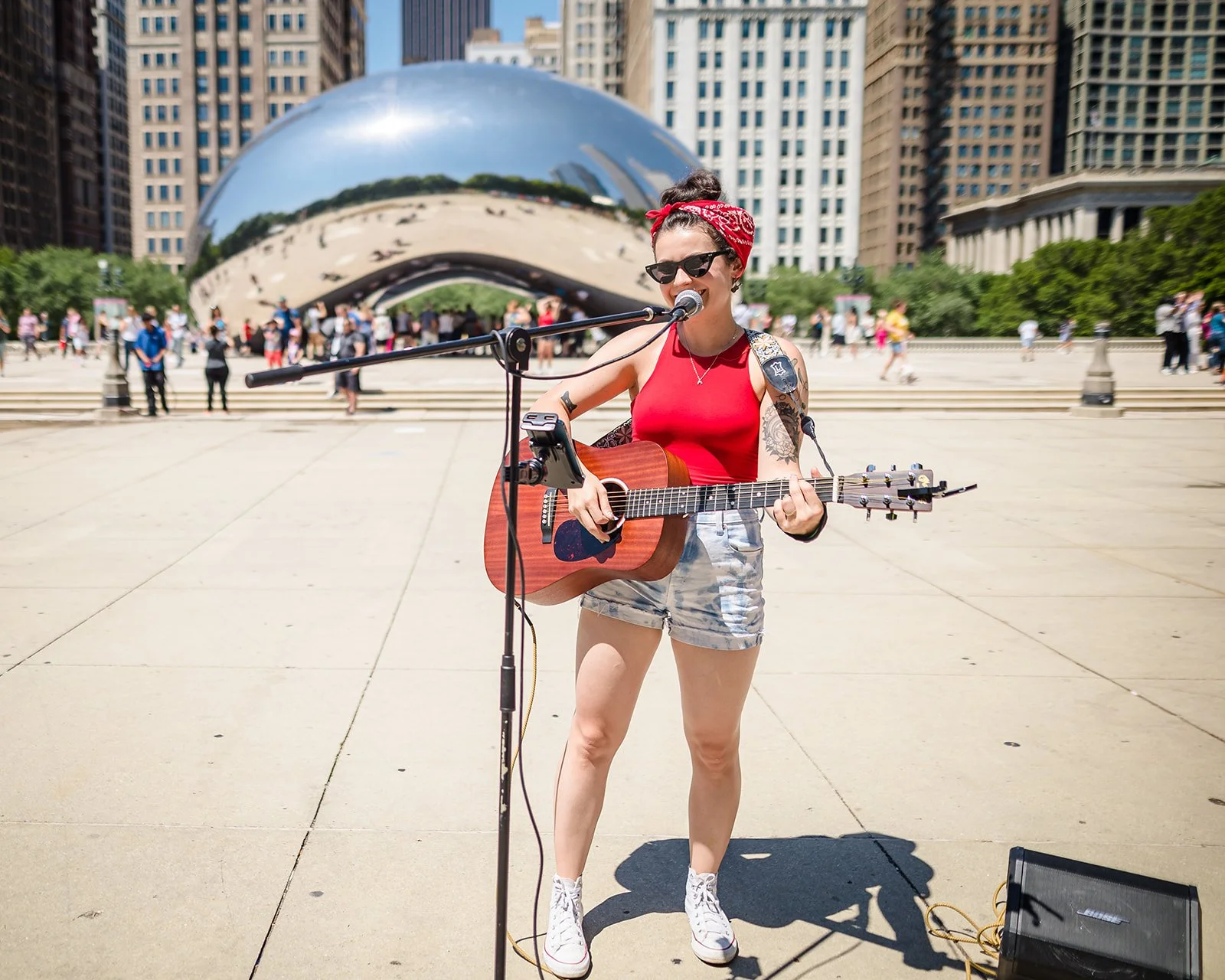Millennium Park proposal photographer Chicago Bean LGBTQ