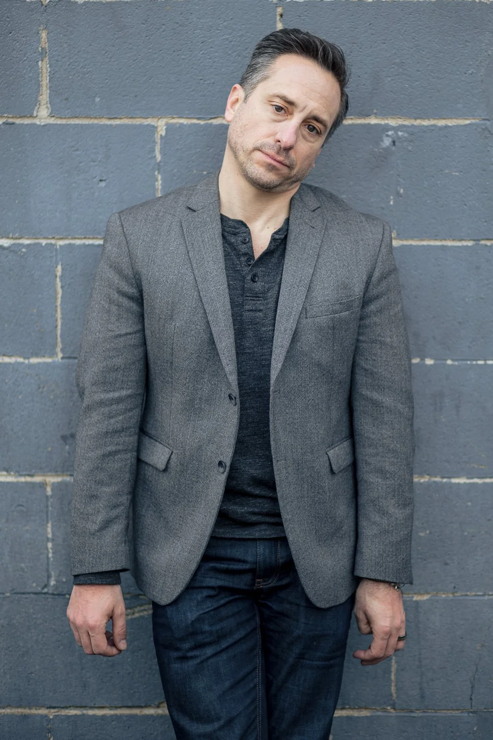Corporate headshot — executive portrait with suit