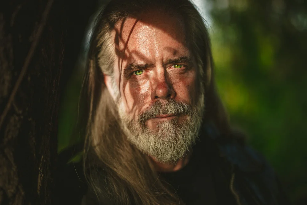 Creative portrait — environmental headshot outdoors