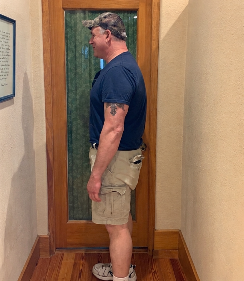 Michael before his wellness journey