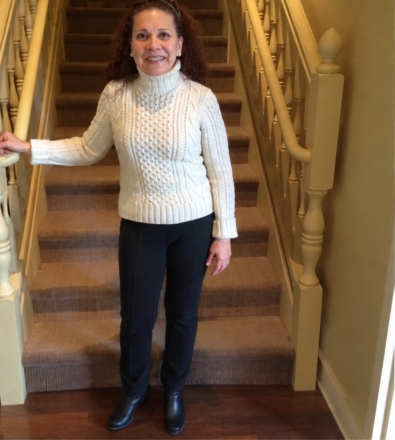 Carmen after her wellness journey