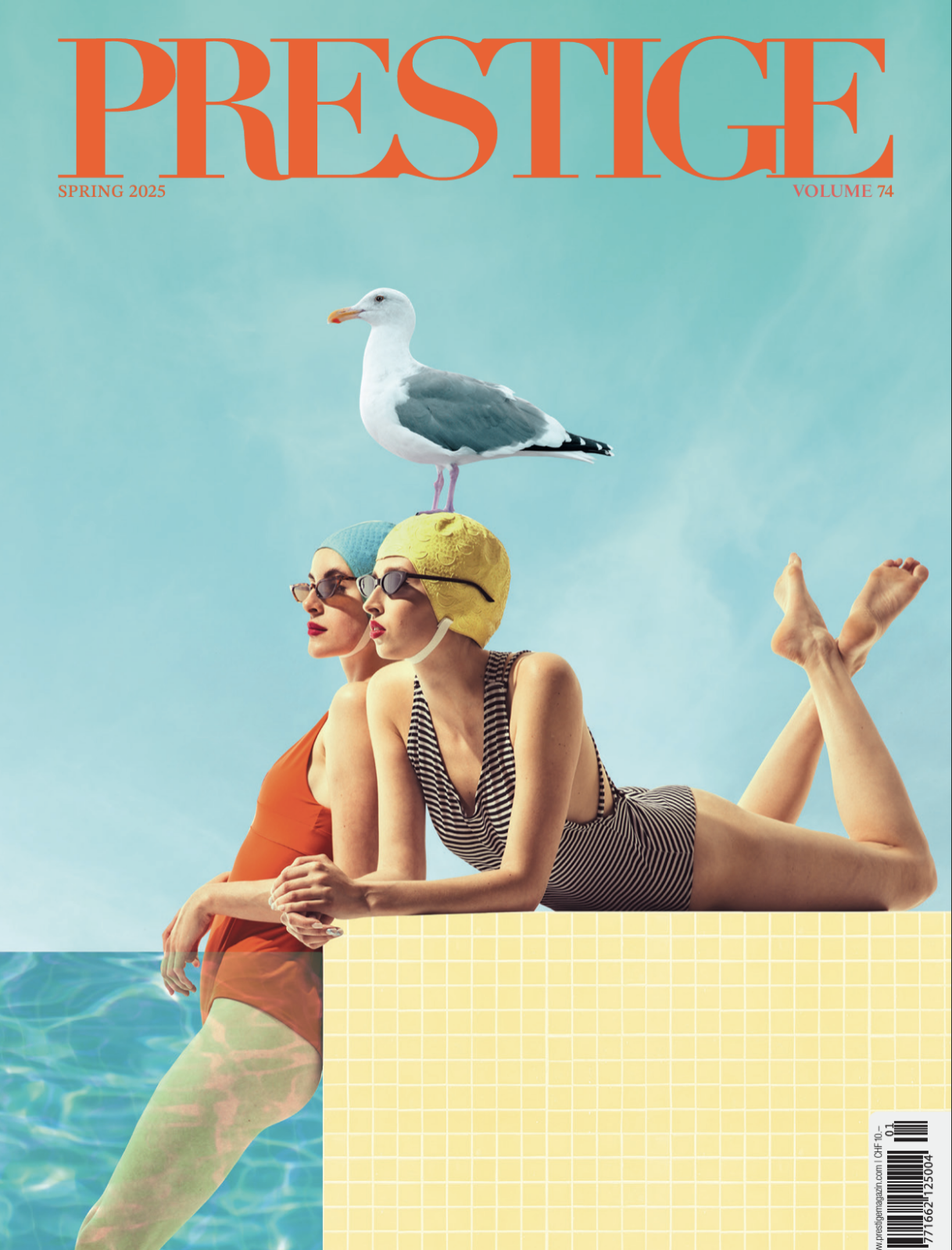 Miriam Frowein press cover Prestige, Switzerland