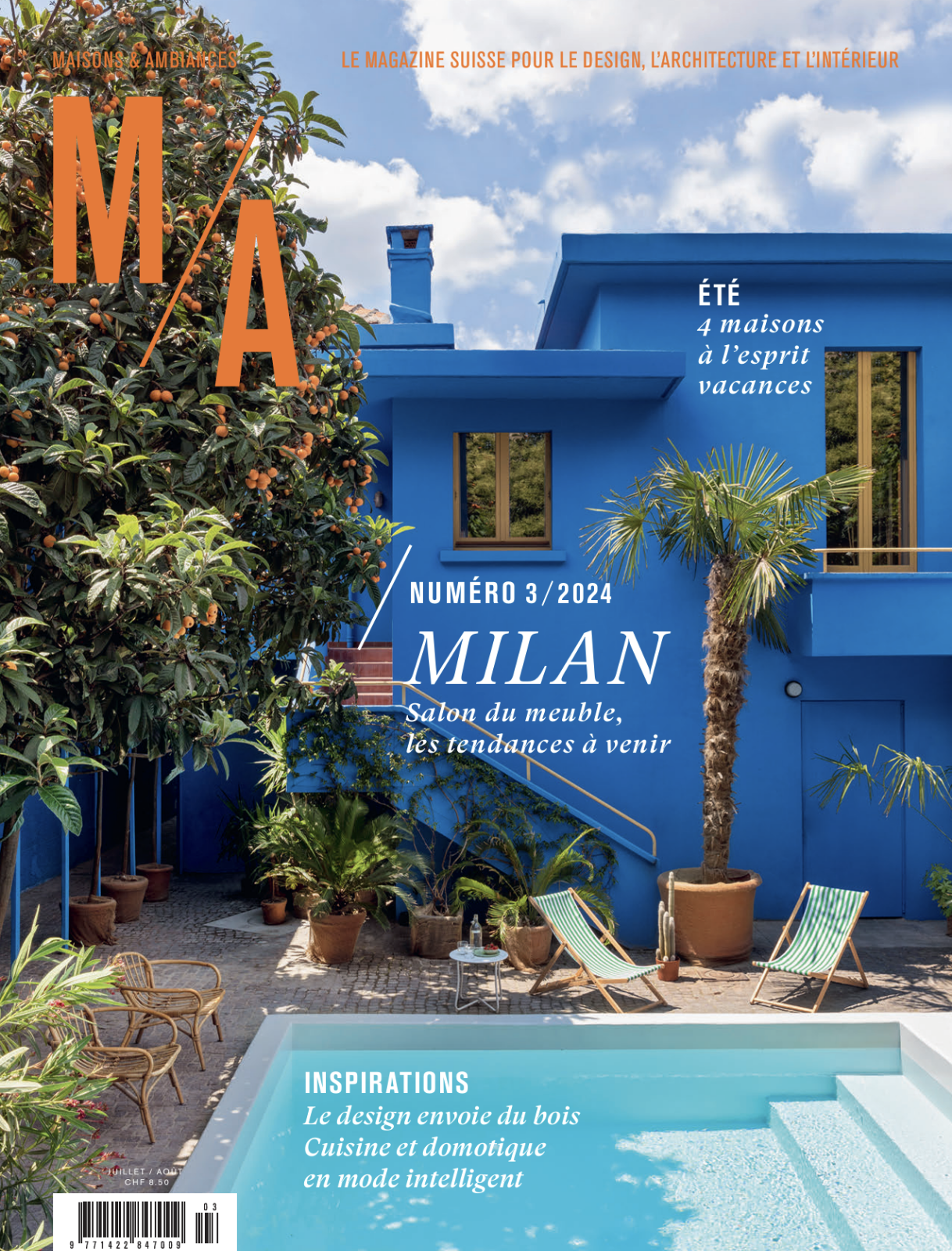 Miriam Frowein press cover Maison & Ambiance, Switzerland