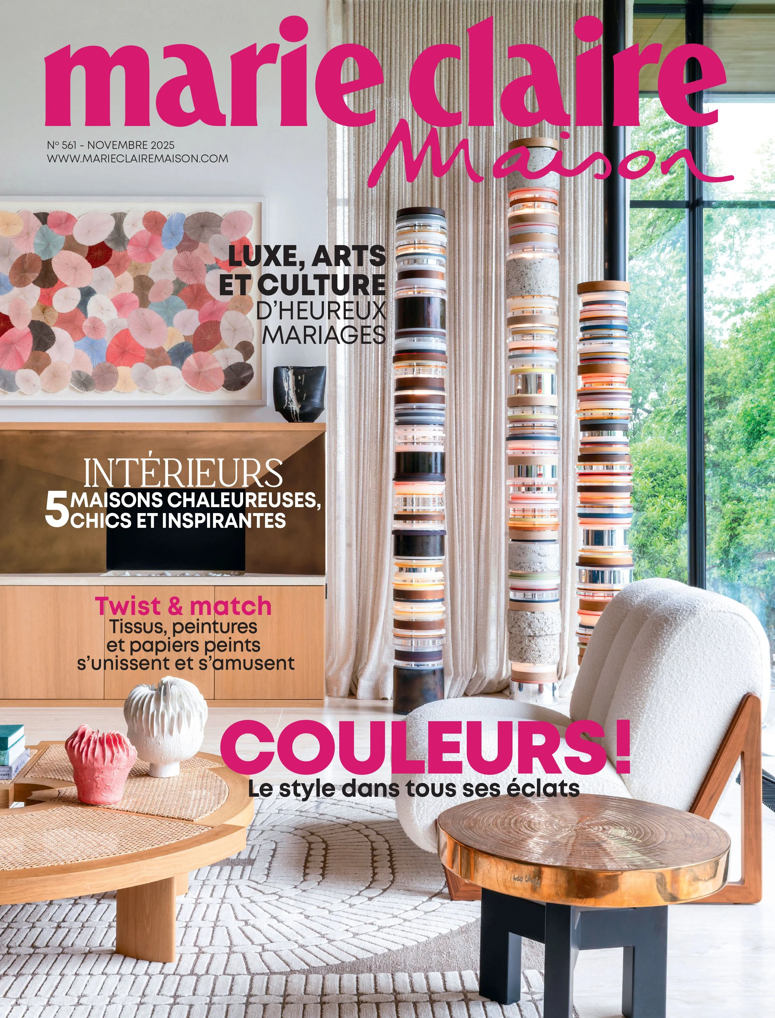 Miriam Frowein press cover Marie Claire Maison, France