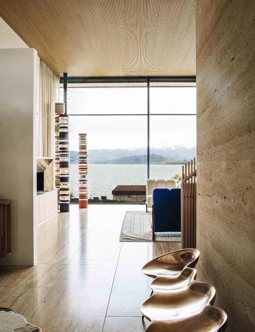 Zurich Lake House interior by Miriam Frowein