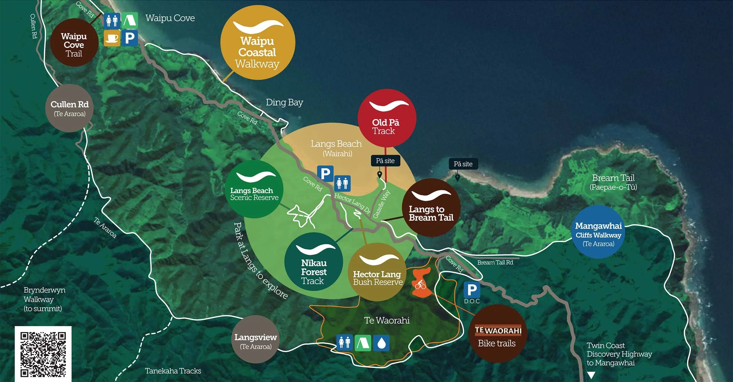 Wairahi trails map