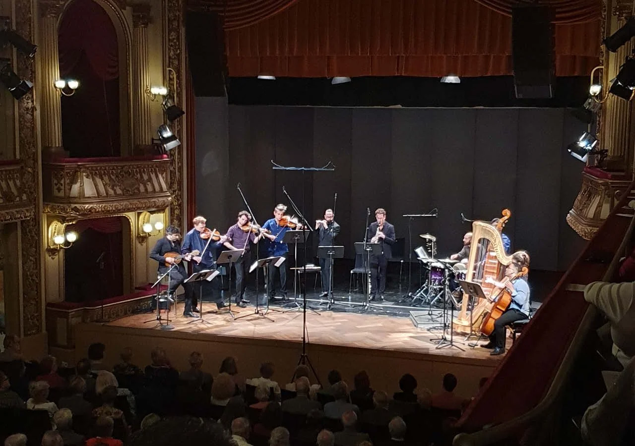 Avi Avital and the Between Worlds Ensemble at the Bodenseefestival in Ravensburg, 27 May 2023.