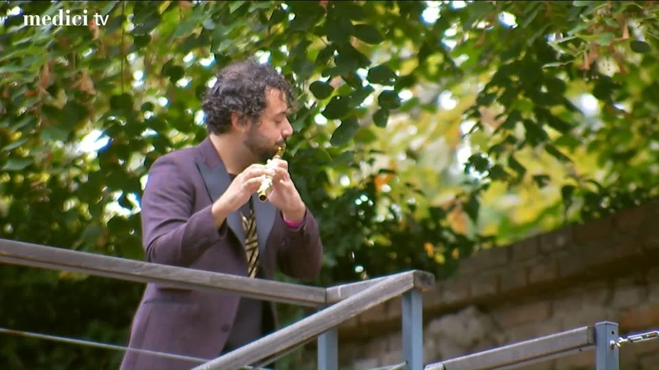 Stathis Karapanos plays Telemann at the 2021 Tsinandali Festival, in a medici.tv performance clip.