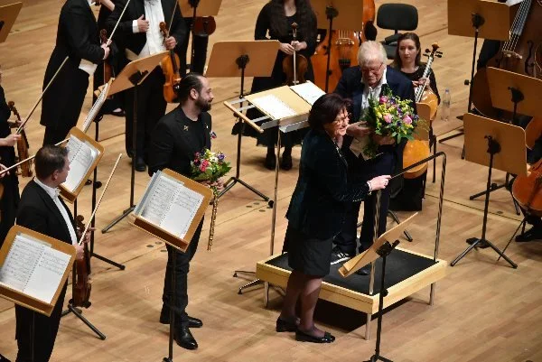 From the concert and rehearsal gallery for the Lübeck peace concert, April 2022