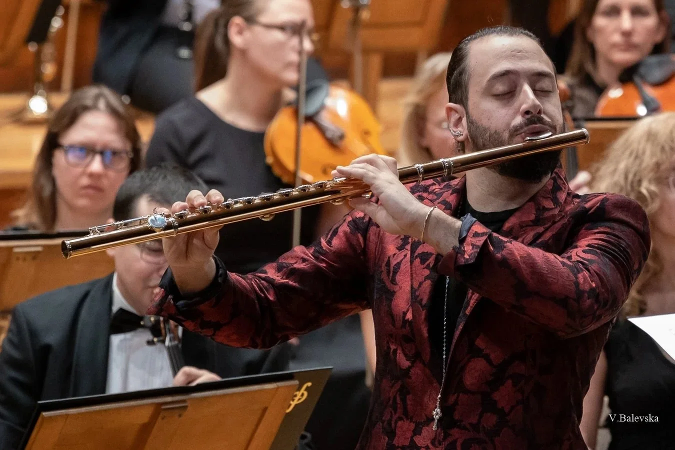 Sofia Philharmonic concert with Stathis Karapanos and Sébastien Rouland, Bulgaria Hall, 24 February 2022.