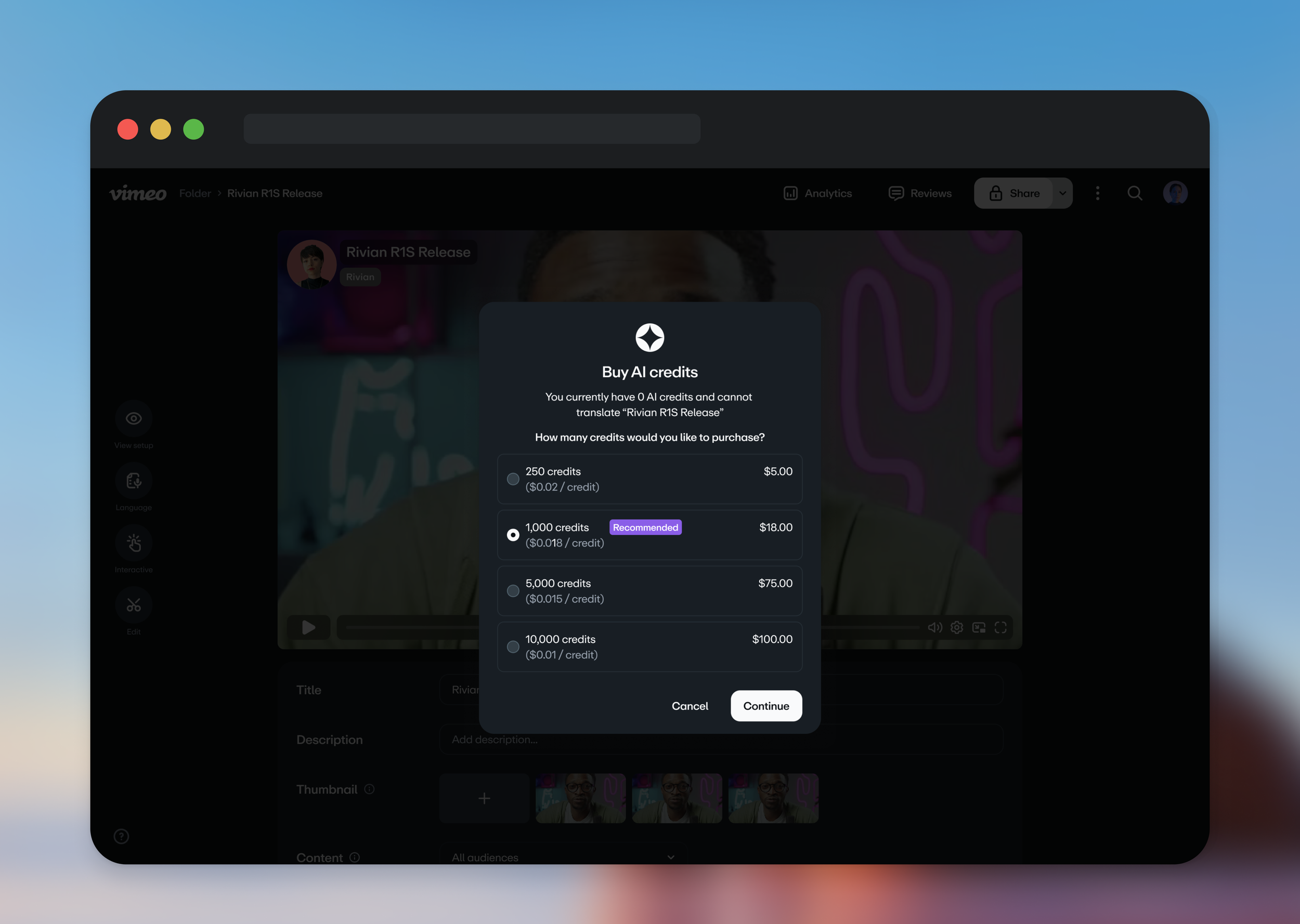 Vimeo Bundle
