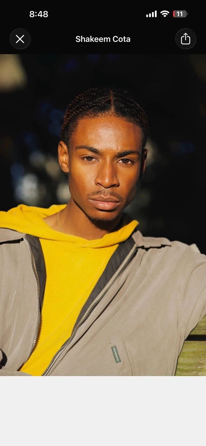 Shakeem Cota · Braided hairstyle portrait