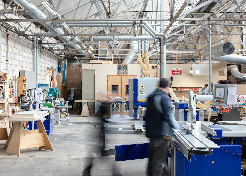 Rochford bespoke joinery workshop in North London