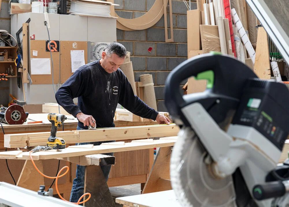 Rochford Joinery workshop in North London