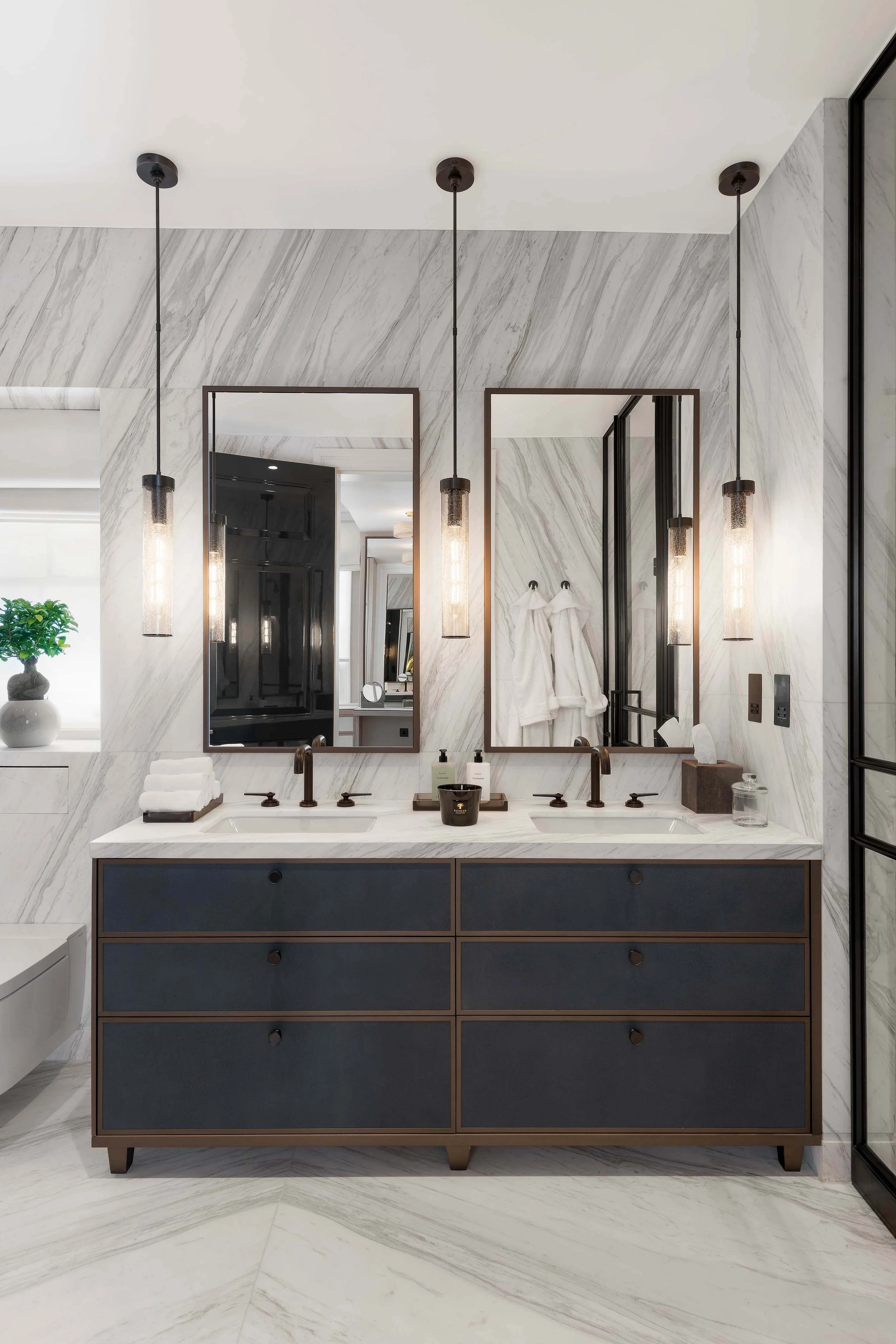 Bespoke furniture and vanity units manufactured by Rochford Joinery London