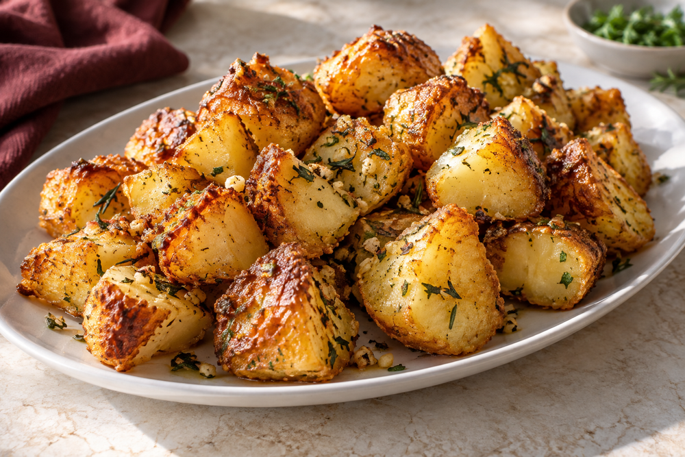 Rosemary and Garlic Roast Potatoes