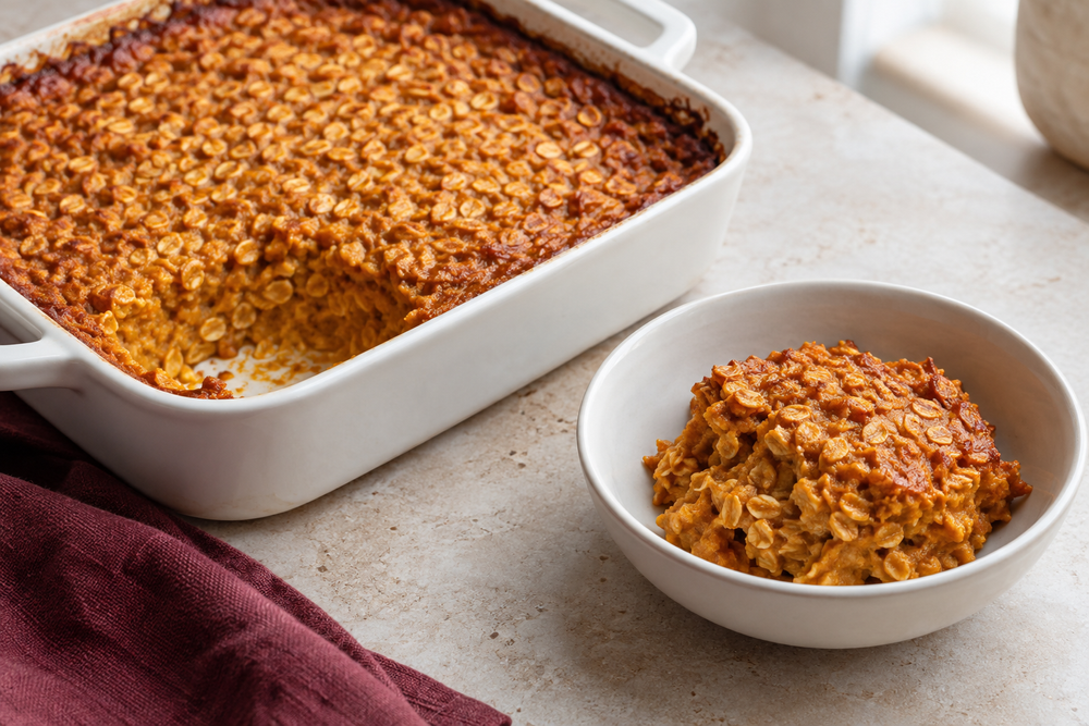 Pumpkin Baked Oatmeal