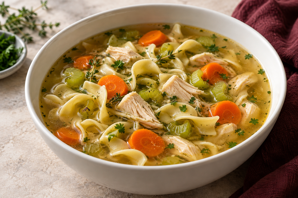 Chicken Noodle Soup From Scratch