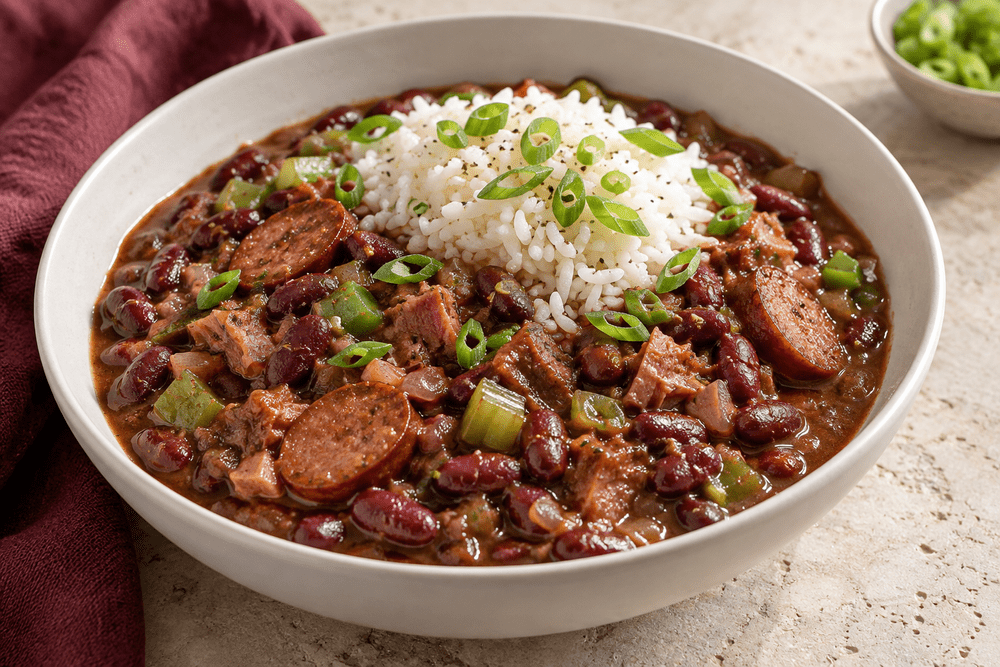 Red Beans and Rice With Andouille