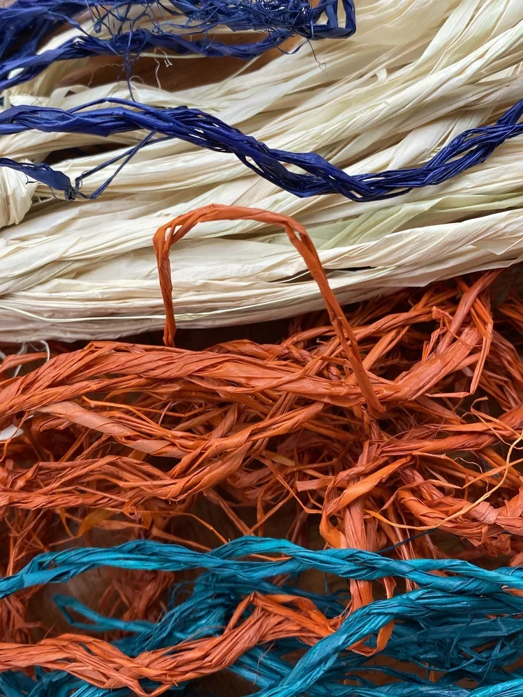 Colourful AAKS raffia bag styling for colour lovers
