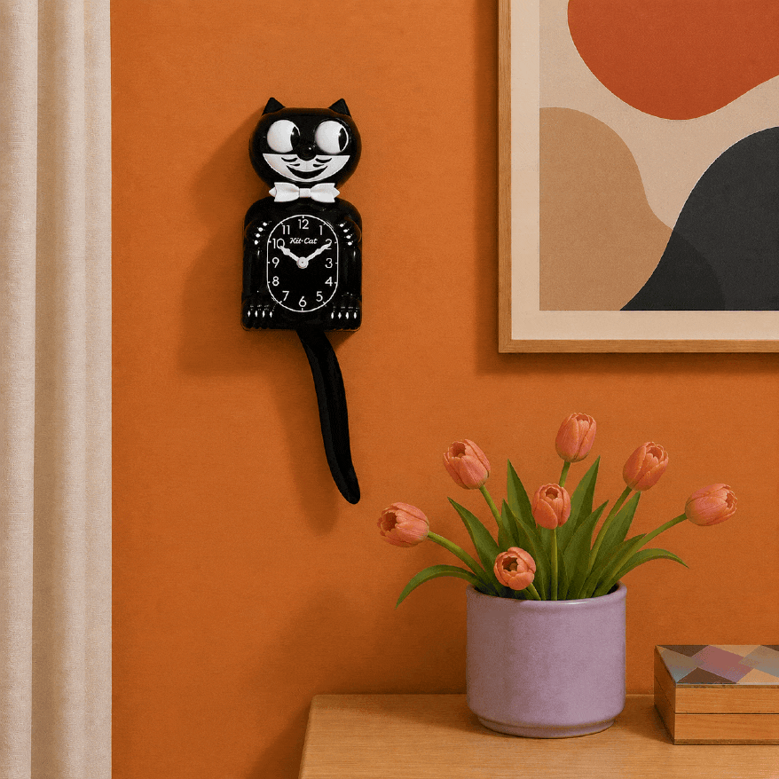 Kit-Cat Klock playful home corner gift for her selected by Goosebump Hong Kong