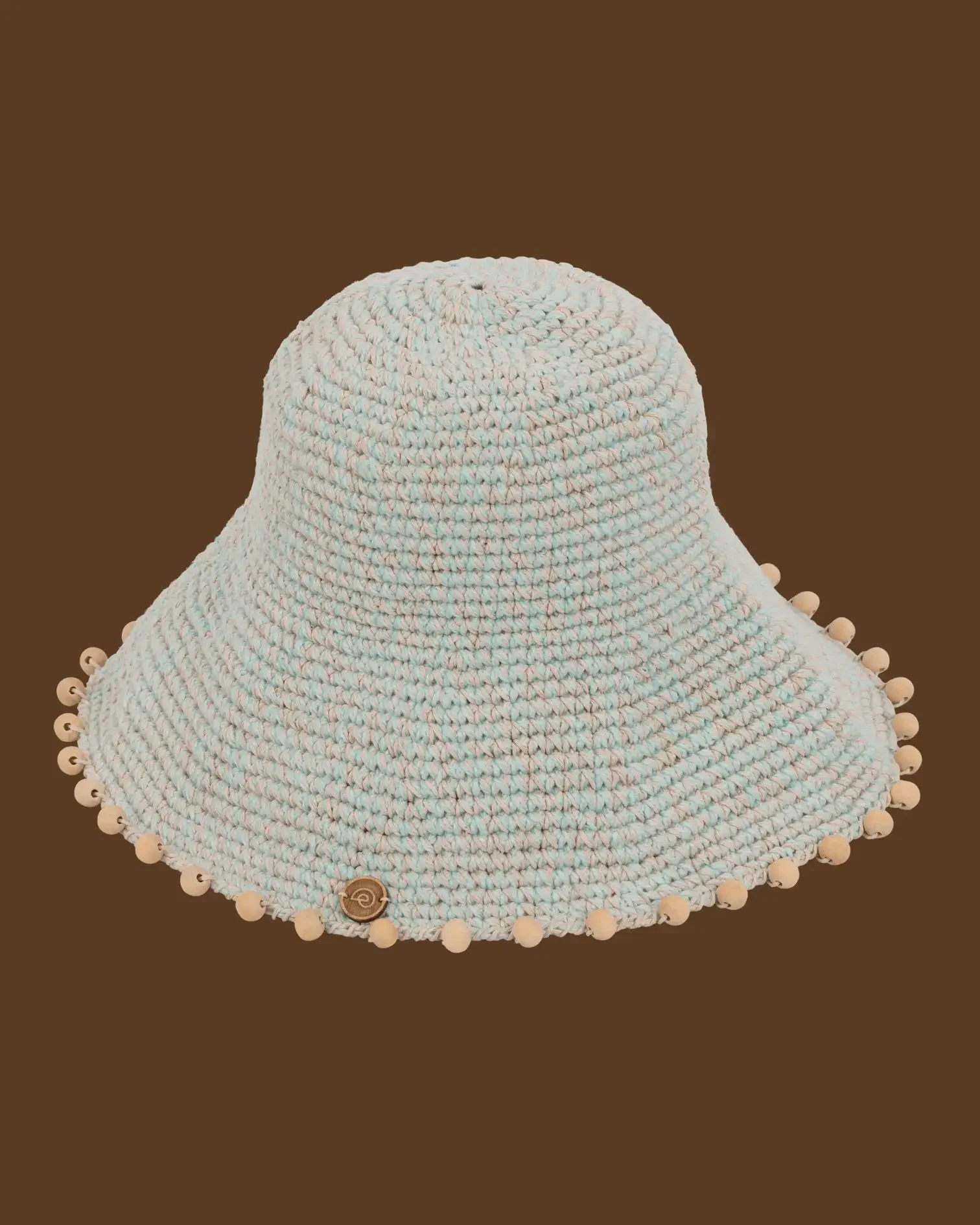 Earth Age Helix Short Brim handmade crochet hat at Goosebump
