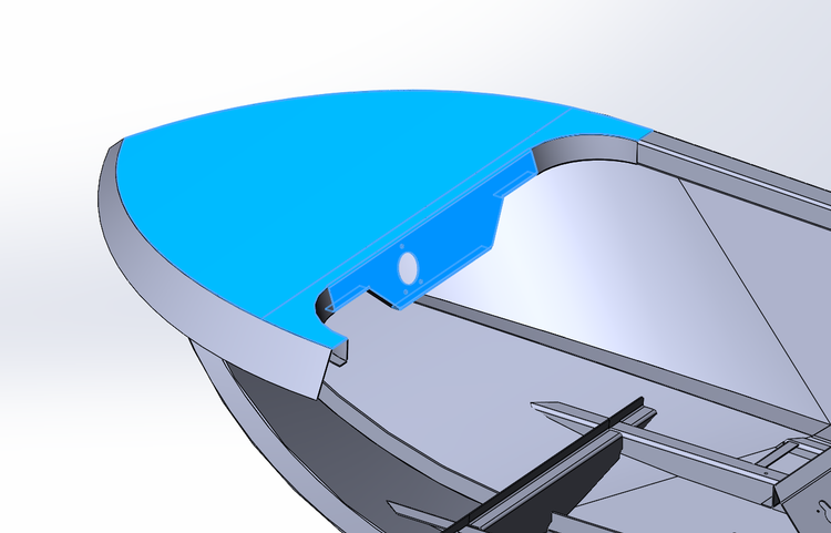 Diagram highlighting the Nano bow panels and dash