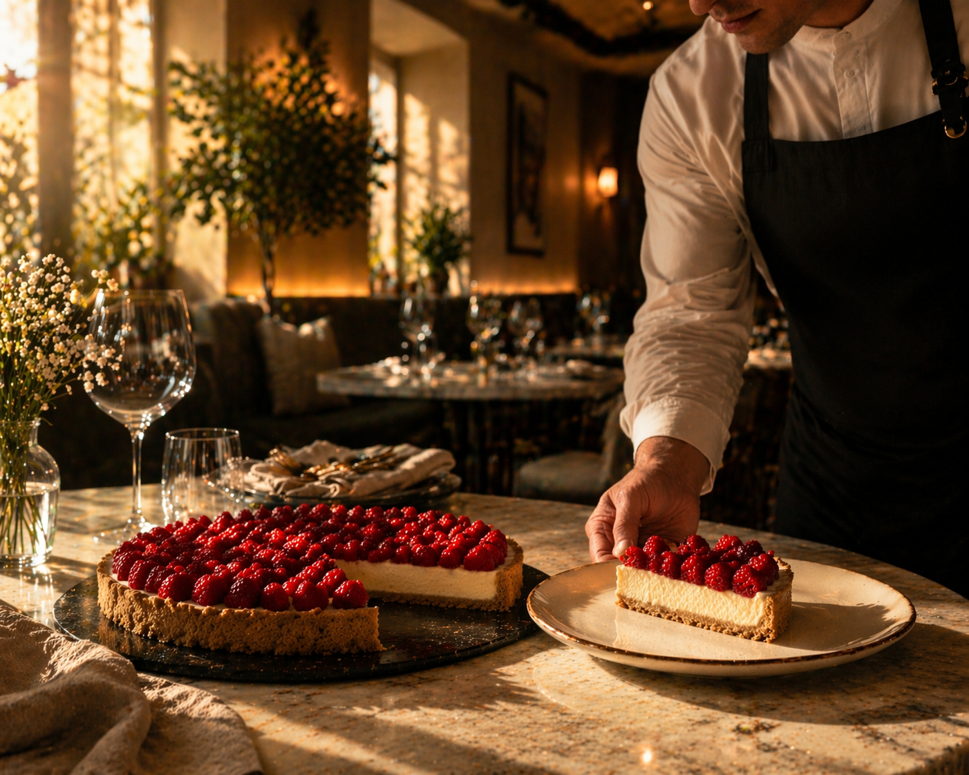 Sobremesas profissionais para restaurantes, cafés e hotéis