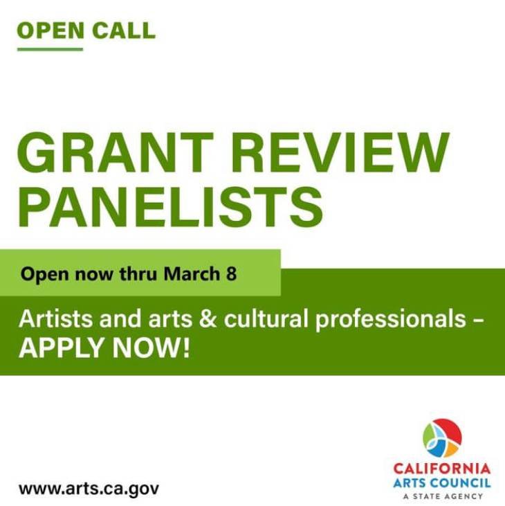 Digital flyer for grant review panelist opportunity.