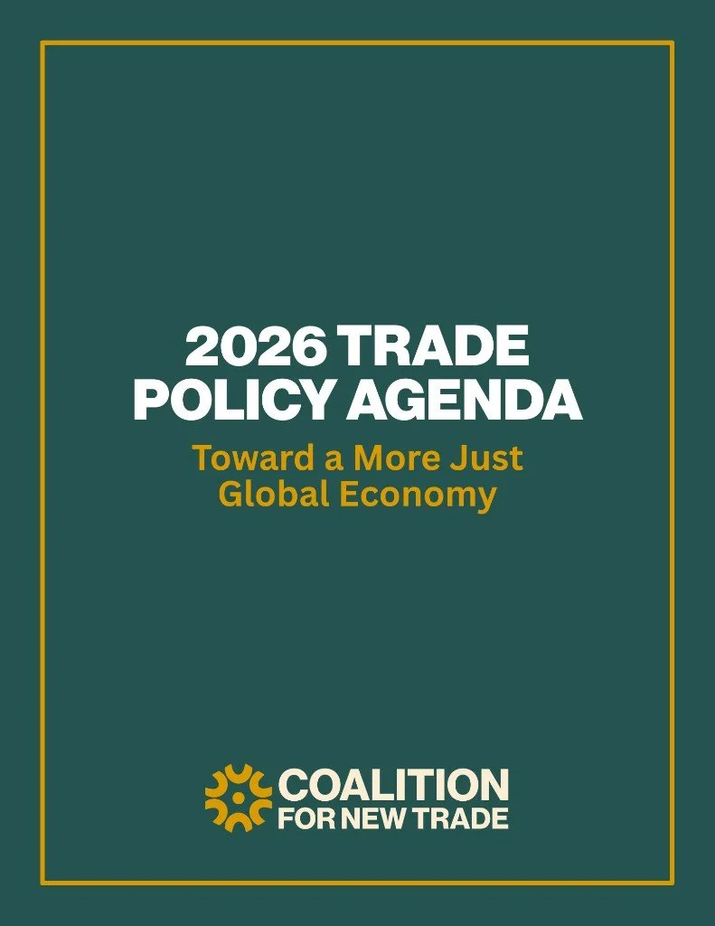 2026 Trade Policy Agenda cover