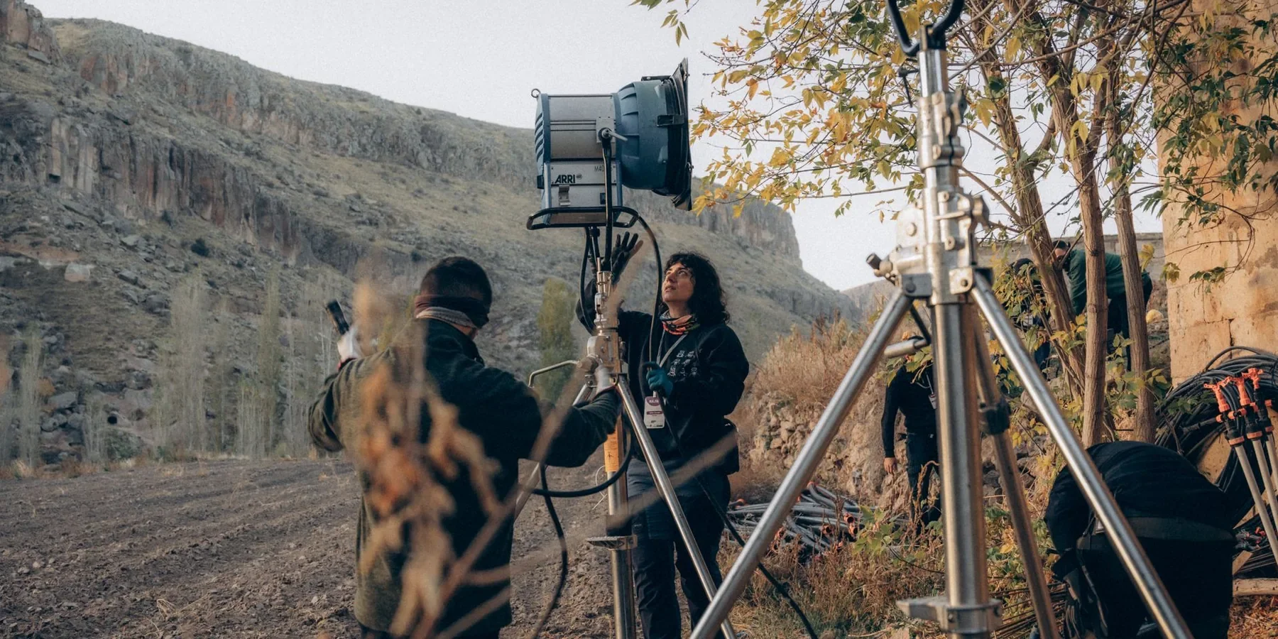 On location
