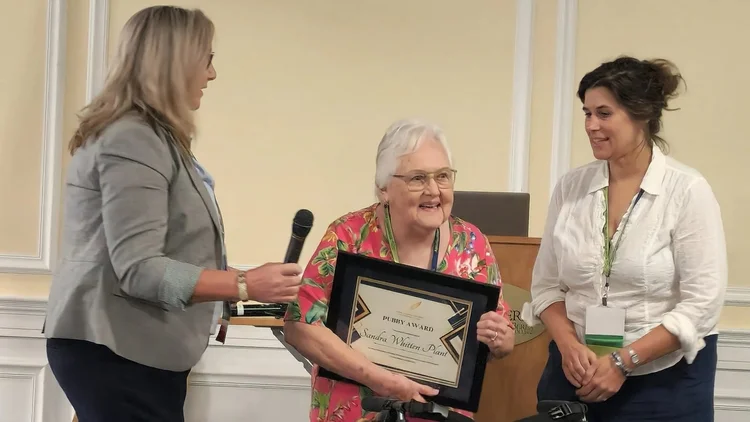 Sandra Plant wins Lifetime Learning Award at Appalachian Writer's Conference