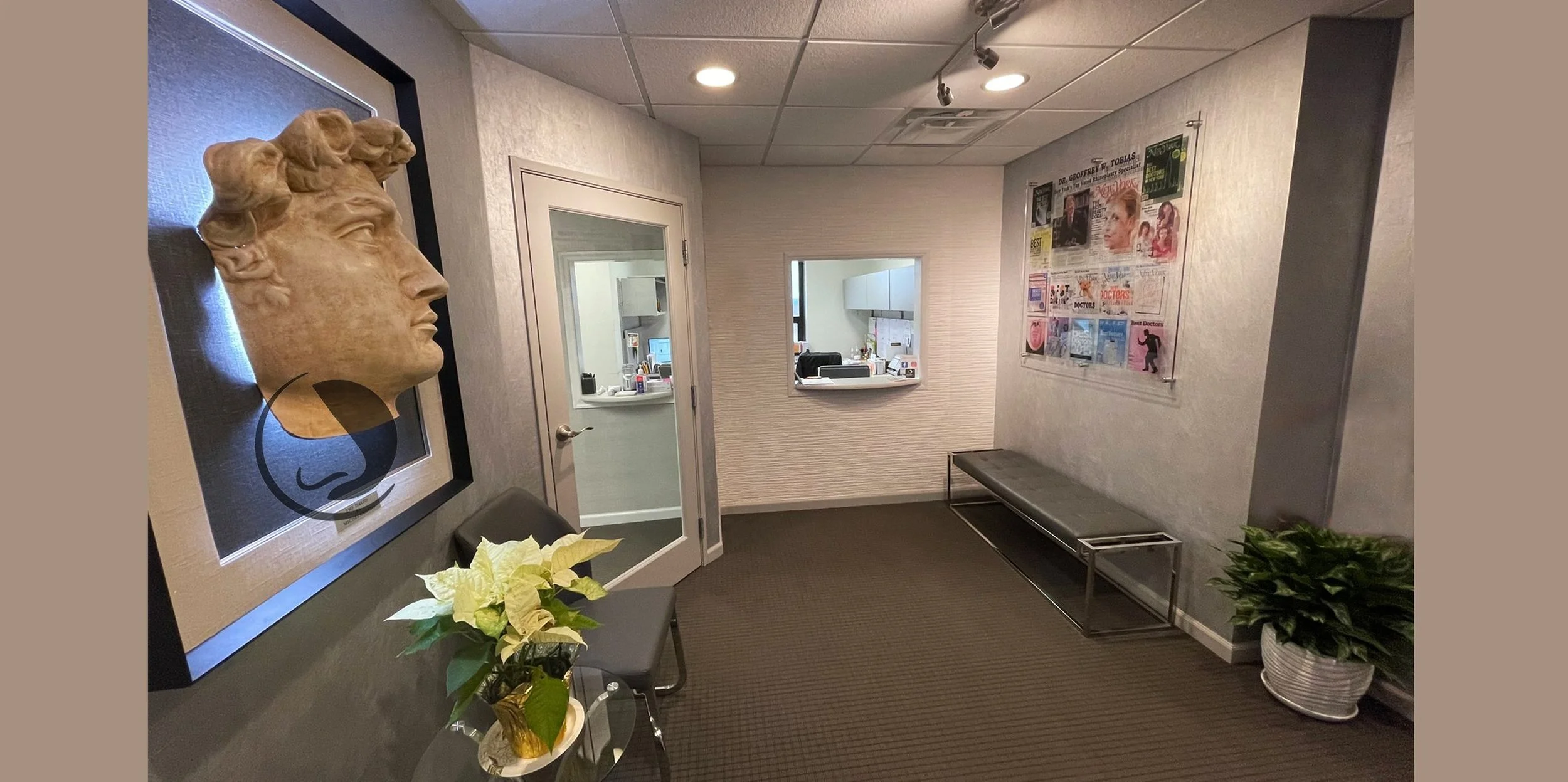 Waiting room at Dr. Tobias’s practice