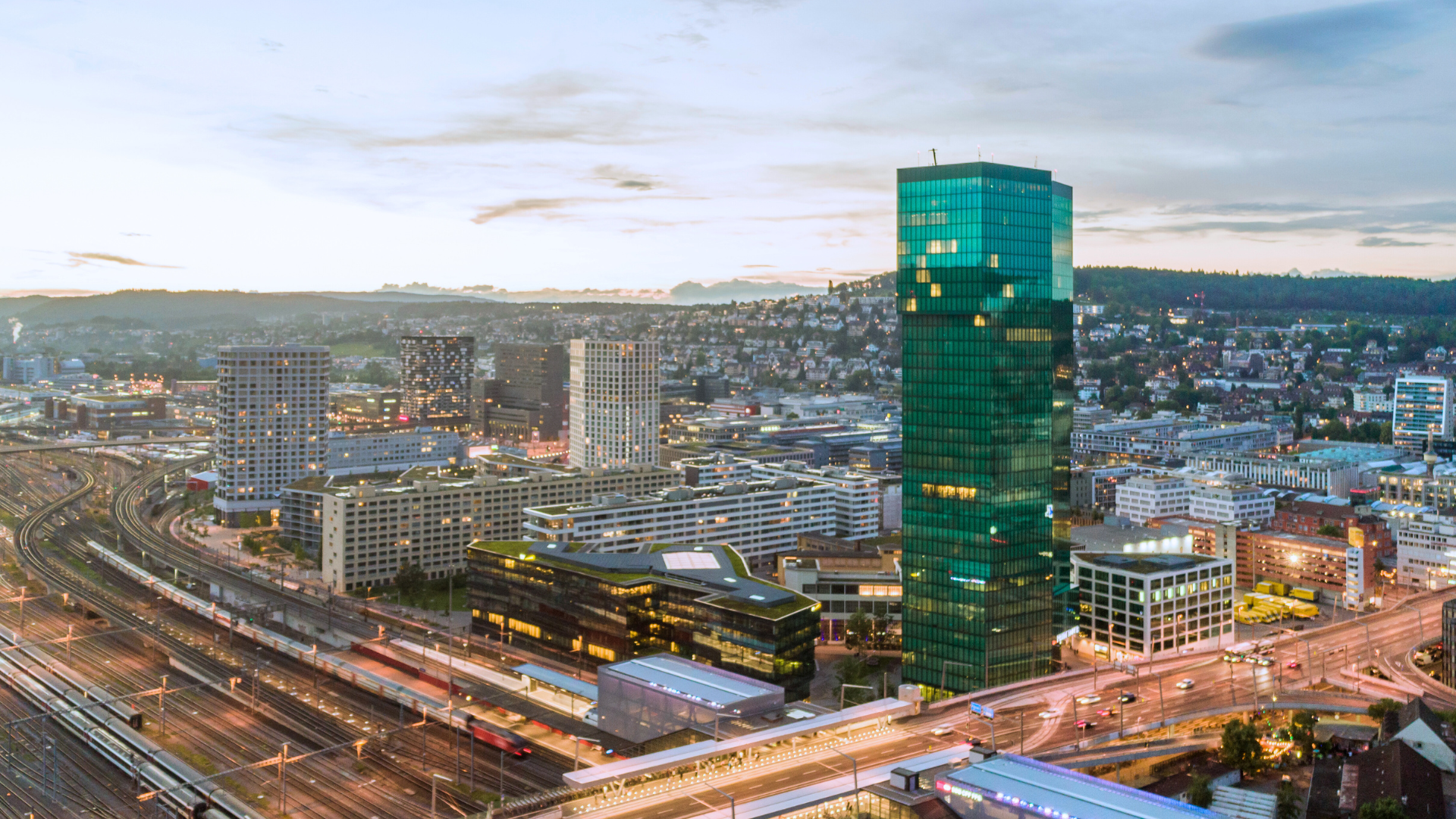 Financial centre in the Greater Zürich Area, Switzerland