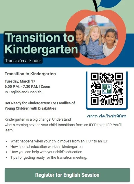 Training flyer with young children in kindergarten