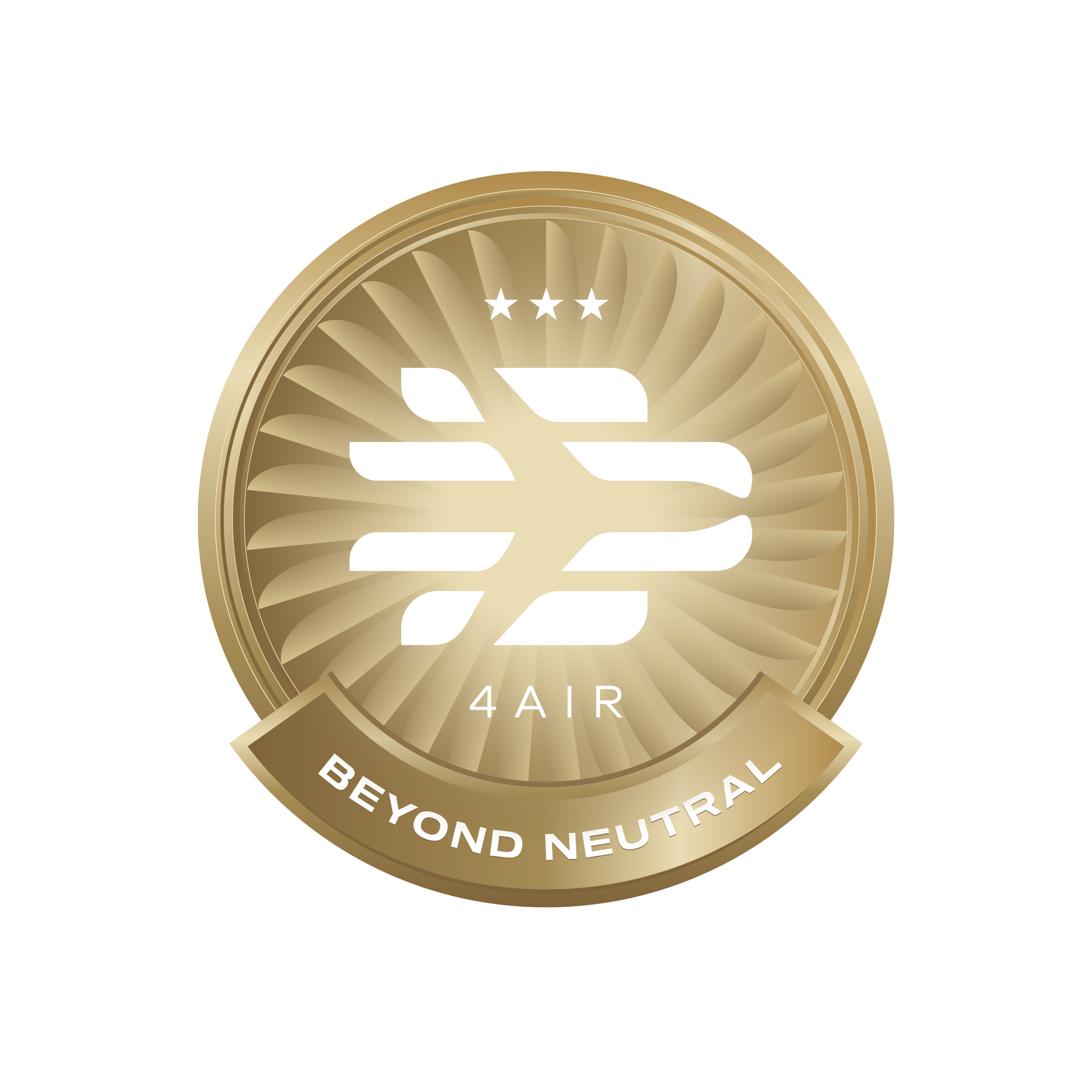4AIR Beyond Neutral sustainability badge