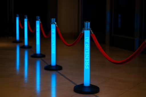 Branded LED Stanchions