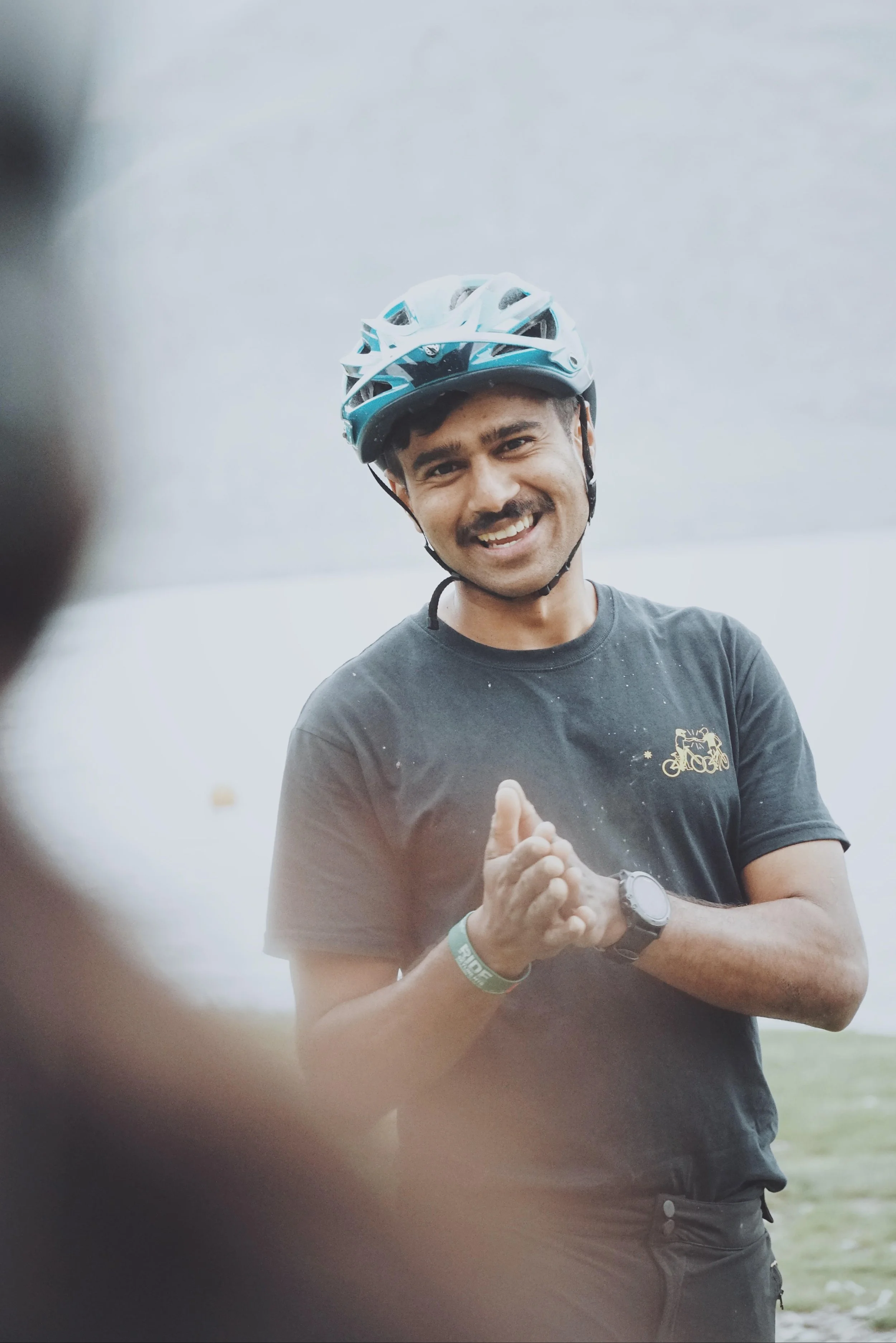 Piyush Chavan from Treadmark coaching riders