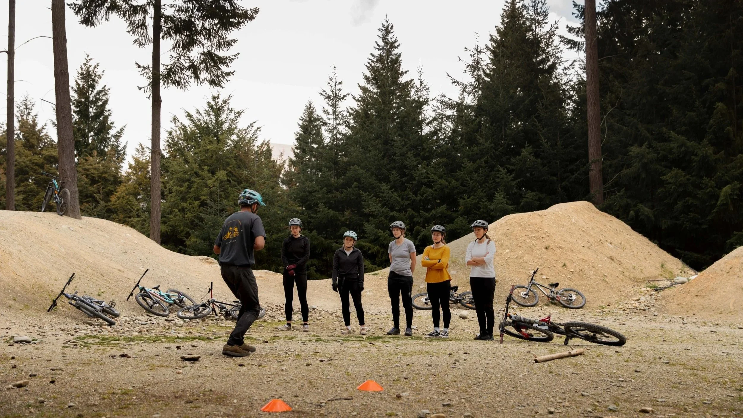 Treadmark MTB coaching womens mountain bike riders