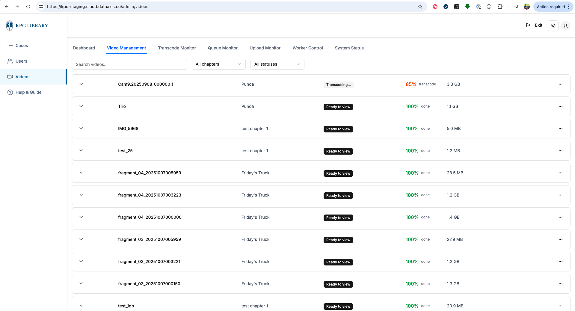 TERENO Video Platform