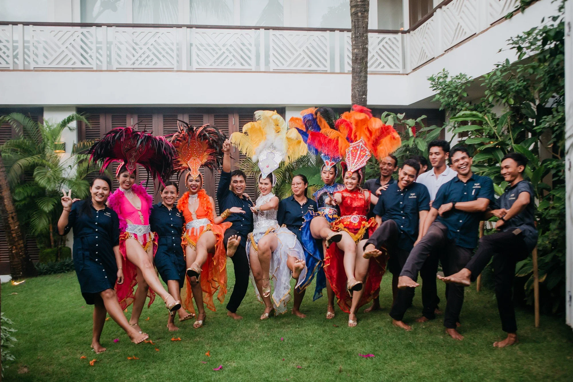 The Kasianda team celebrating with guests and performers