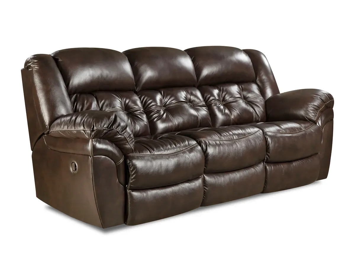Model 155 reclining sofa in Whiskey