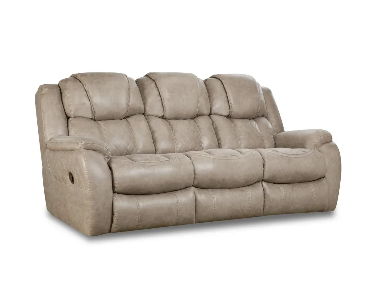 Model 182 reclining sofa in Mushroom