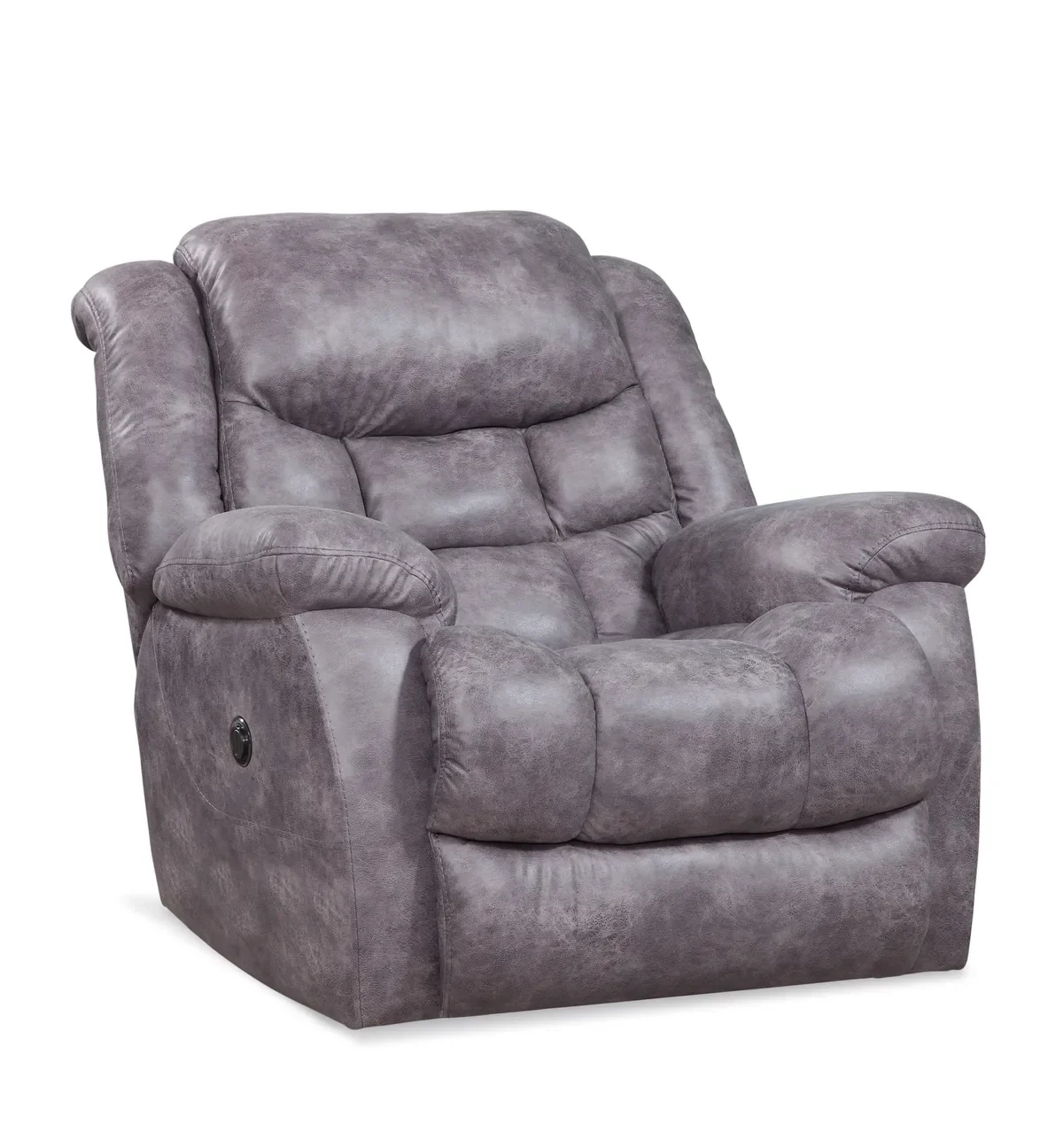 Model 169 power rocker recliner in Pewter