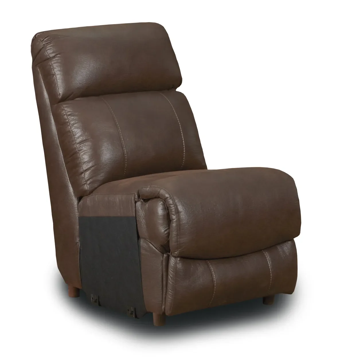 Model 246 armless chair piece in Espresso