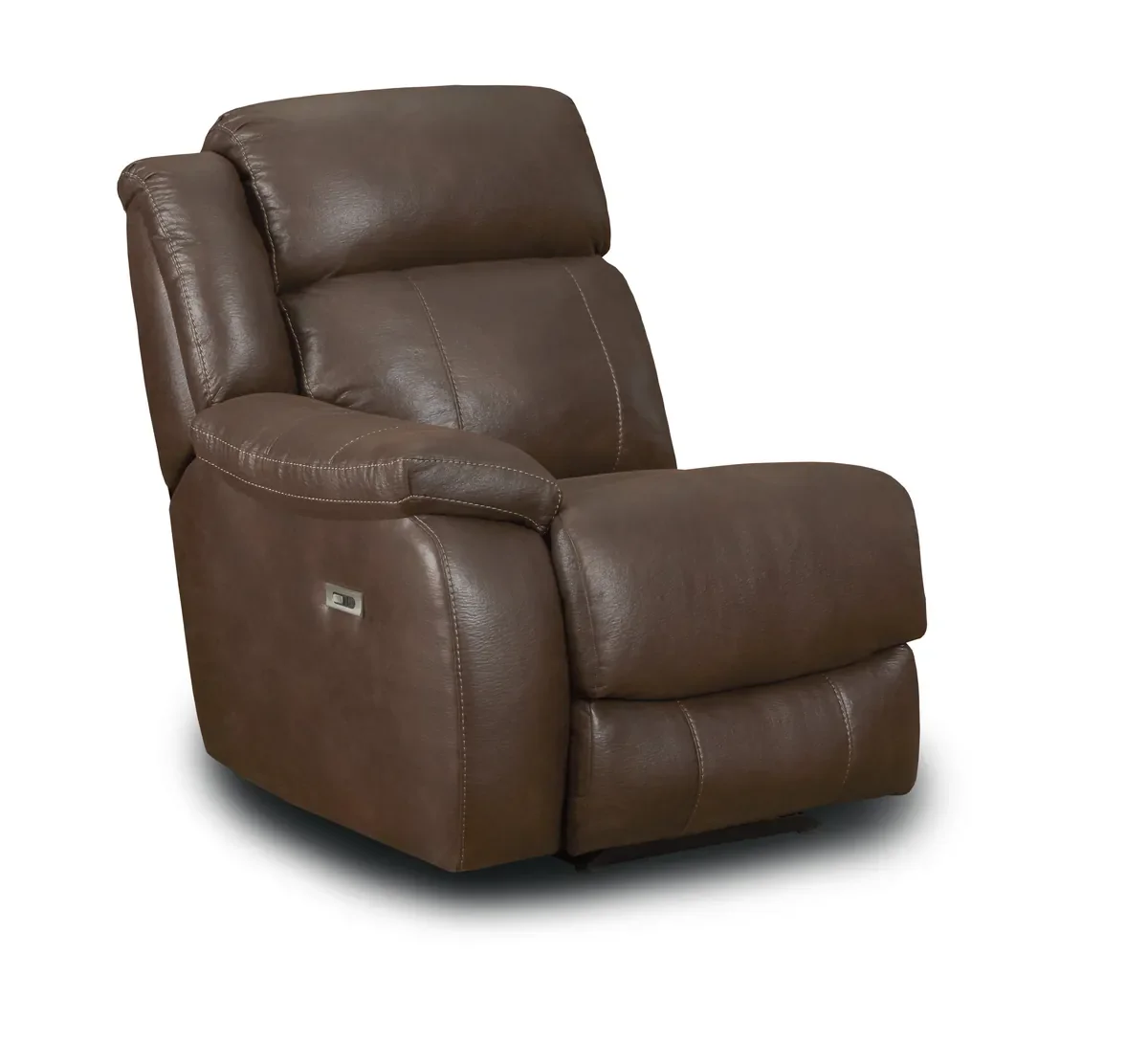 Model 246 power recliner piece with one arm, in Espresso