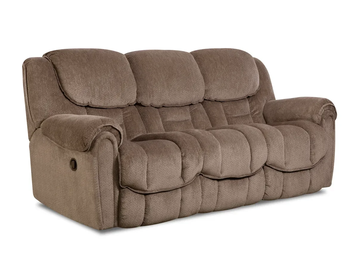 Model 122 reclining sofa in Taupe