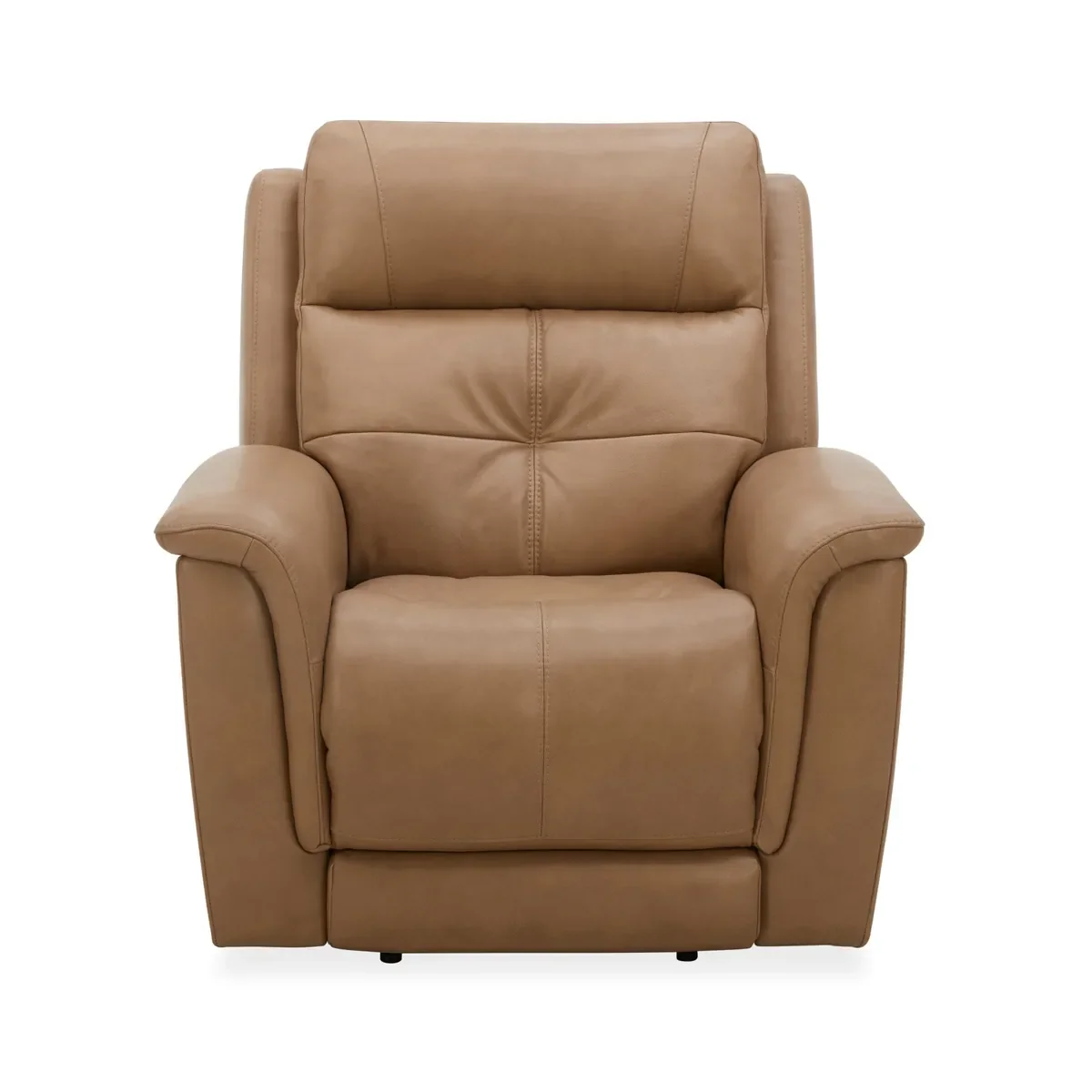 Ranger Power Recliner in Oakridge leather, upright, seen straight on from the front